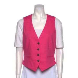 Rag & Bone Pink Buttoned Vest